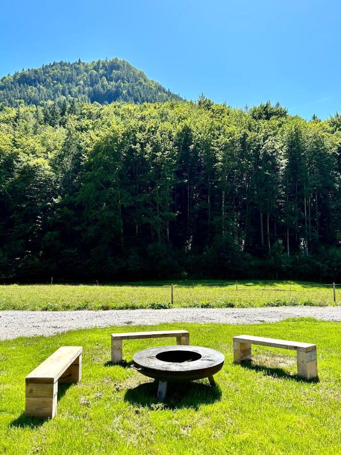 Das Gruenhaus - Dein Chalet In Grünau im Almtal Eksteriør billede