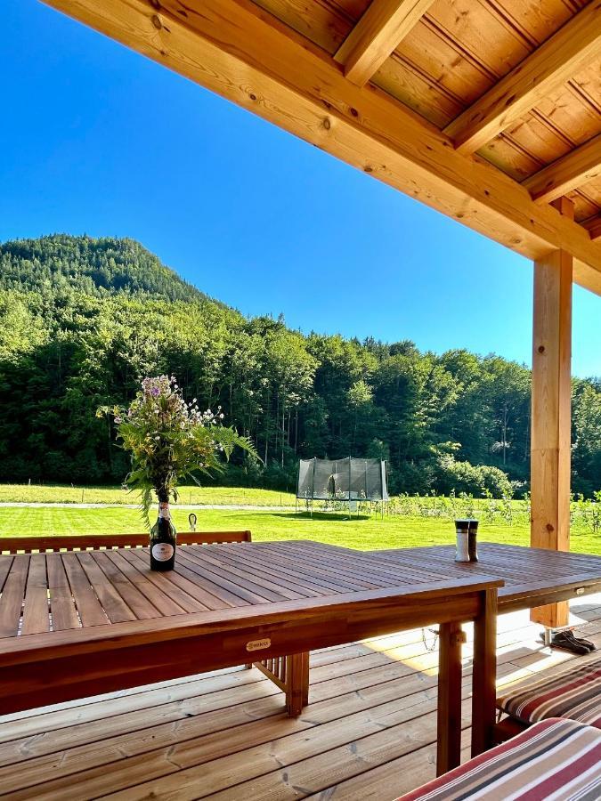 Das Gruenhaus - Dein Chalet In Grünau im Almtal Eksteriør billede