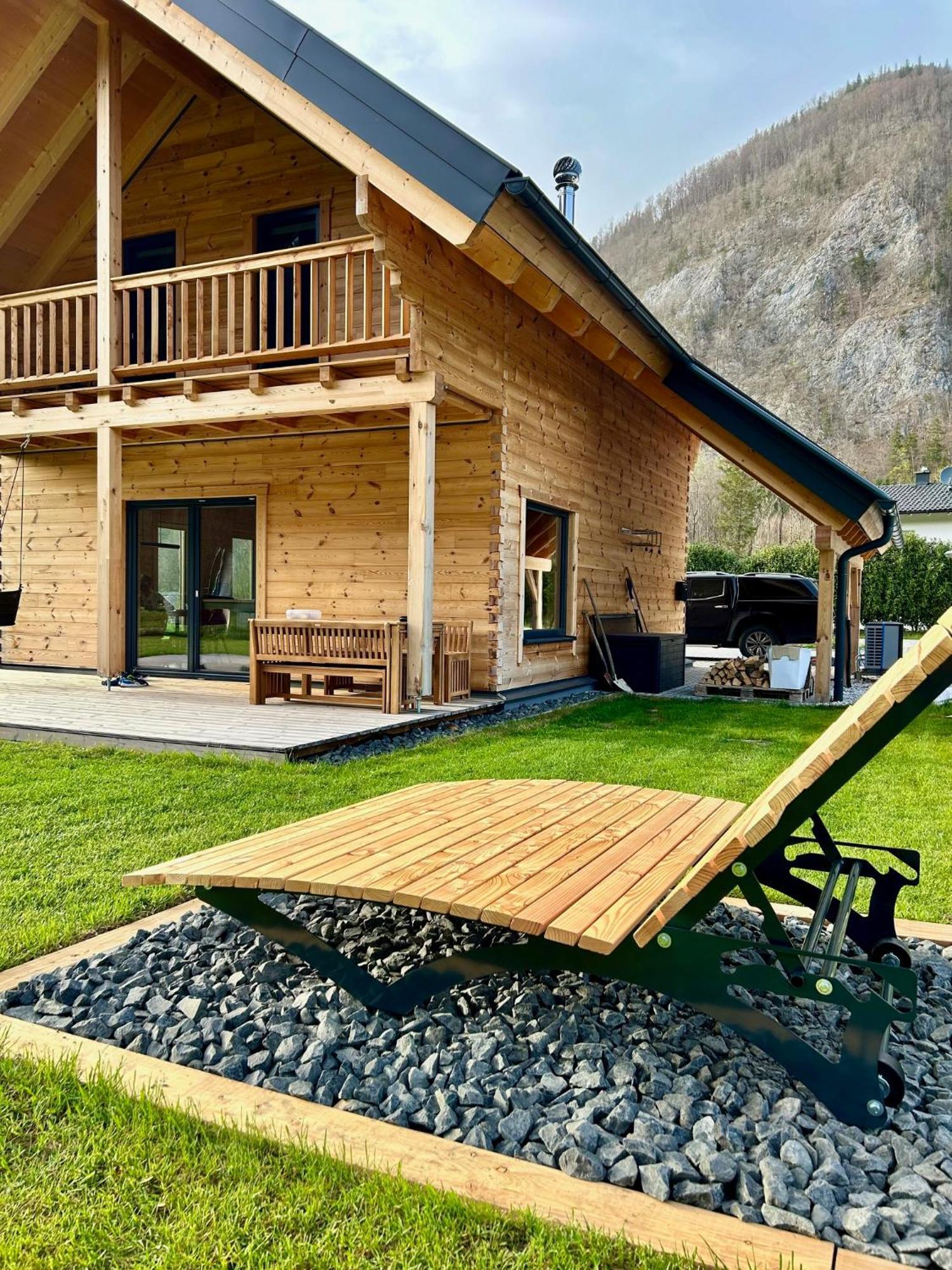 Das Gruenhaus - Dein Chalet In Grünau im Almtal Eksteriør billede